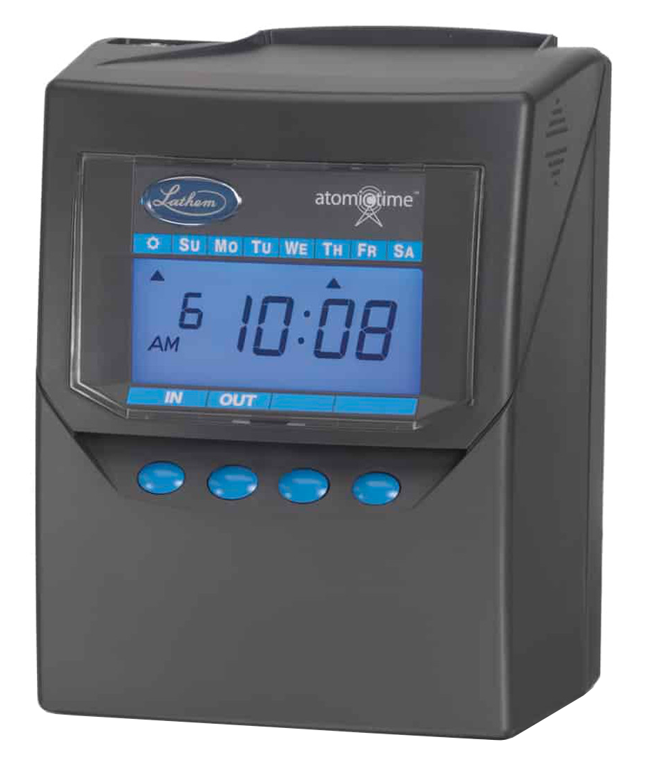 Lathem 7500E Calculating Time Clock for 100 Employees