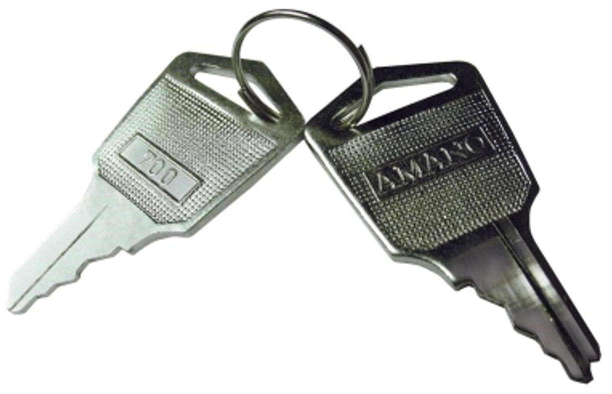 Amano C-459151 Metal Keys for Amano Time Clocks
