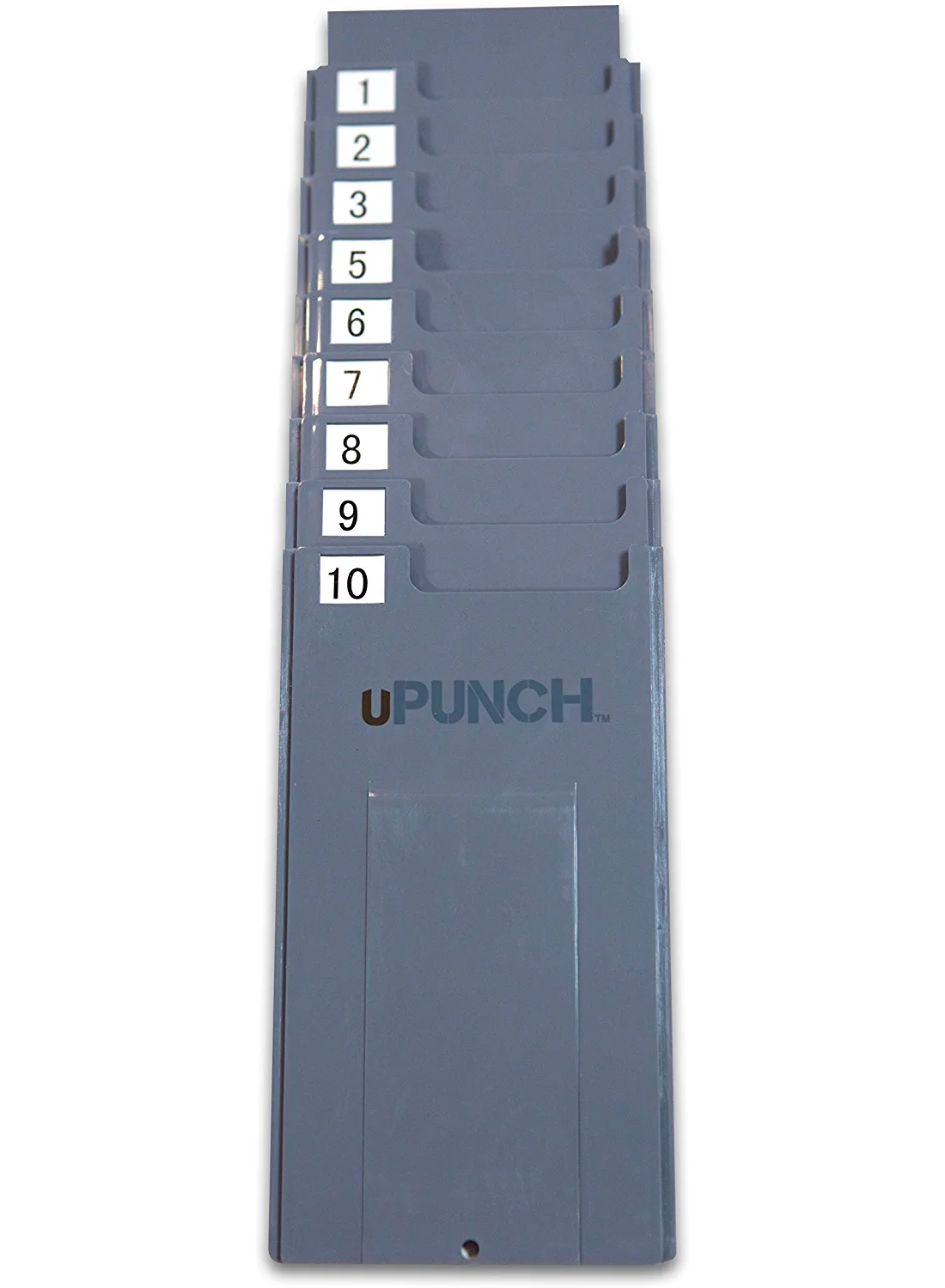 uPunch HNTCR10 Time Card Rack for uPunch, 10 Pocket