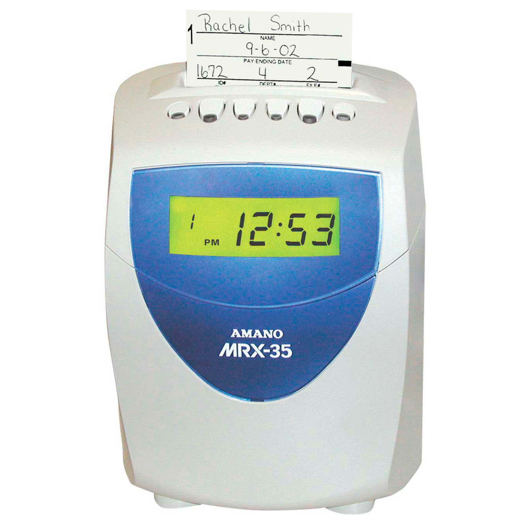 Amano MRX-35 Calculating Time Clock for 50 Employees