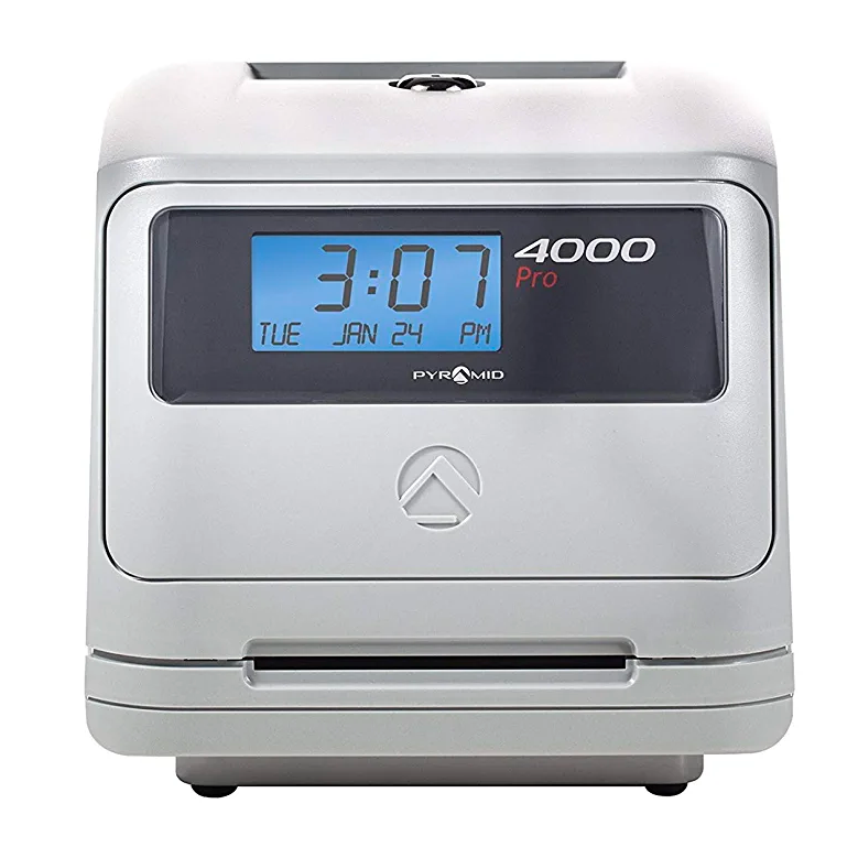 Pyramid 4000 Pro Calculating Time Clock for 50 Employees