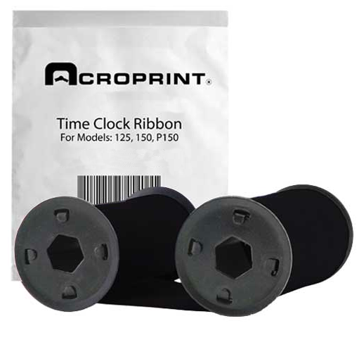 Ribbon for Acroprint 125 & 150 Series, Black