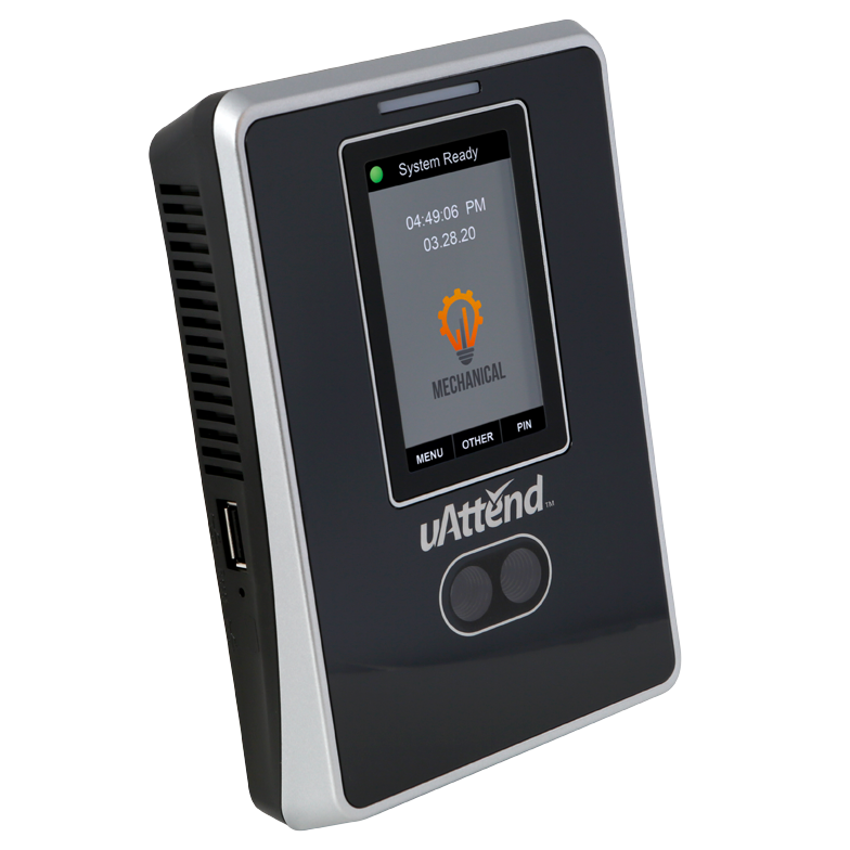 uAttend MN2000 Facial Recognition Time Clock