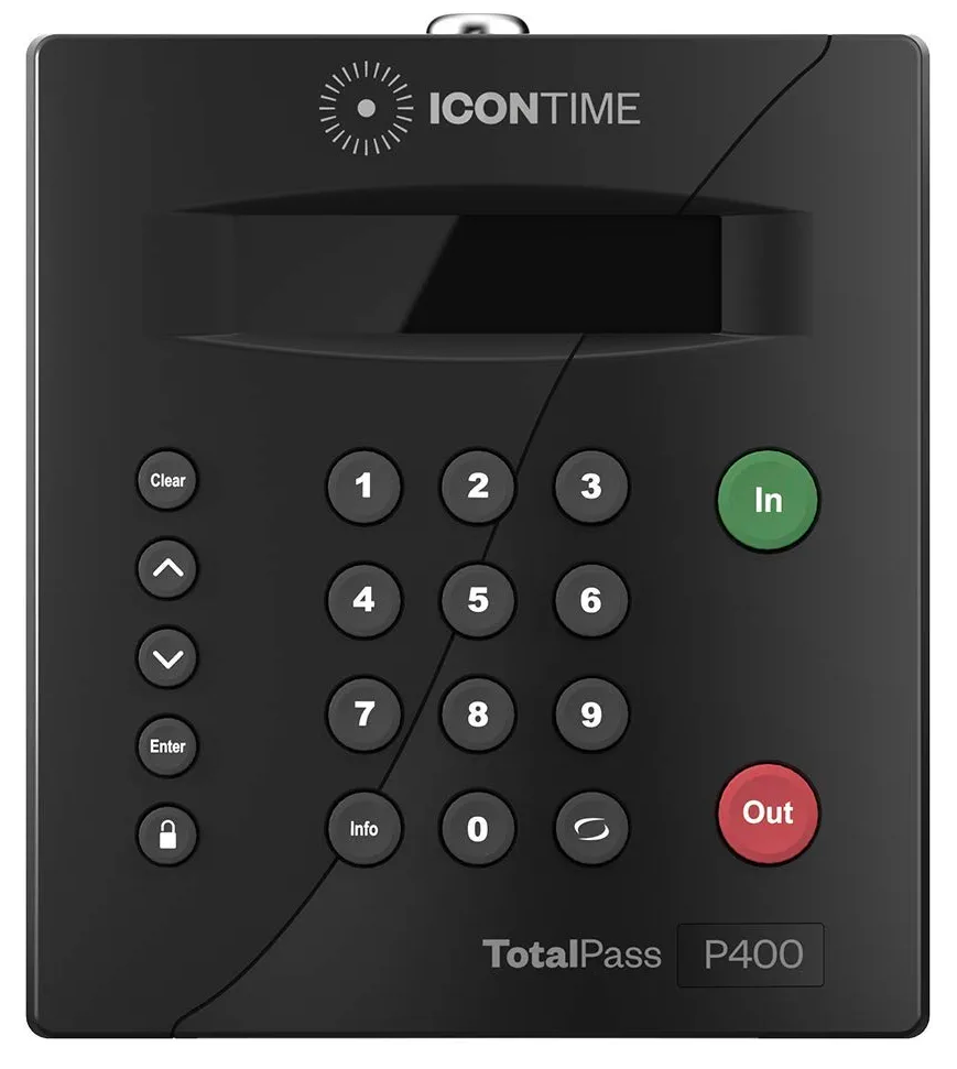 IconTime TotalPass P400 PIN Proximity Time Clock