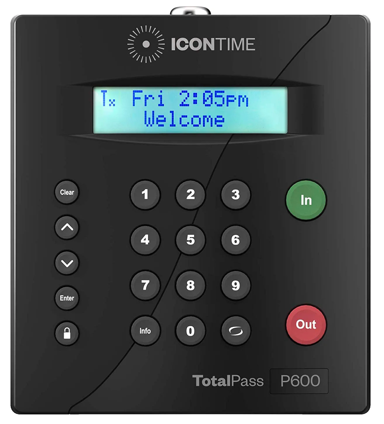 IconTime TotalPass P600 PIN Proximity Time Clock