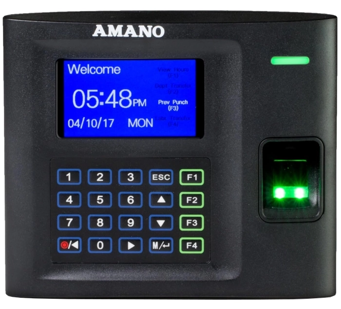 Amano MTX-30F Fingerprint Time Clock with PC Software