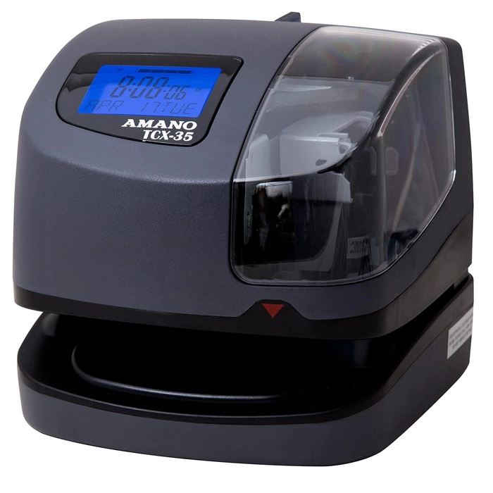 Amano TCX-35 Time Clock and Document Stamp