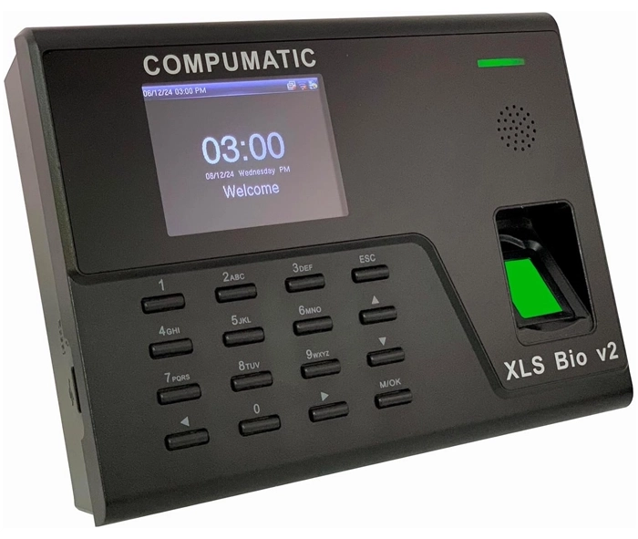 Compumatic XLS Bio Fingerprint Time Clock with PC Software