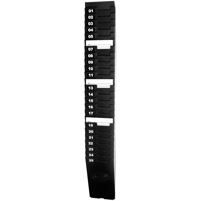 25-Pocket Expandable Time Card Rack for 7inch Time Cards