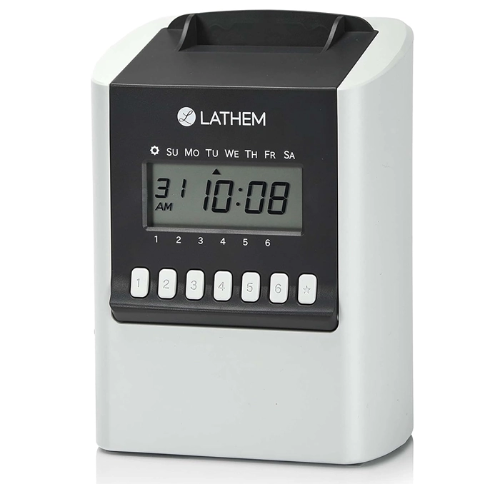 Lathem 700E Calculating Time Clock (100 Emp)