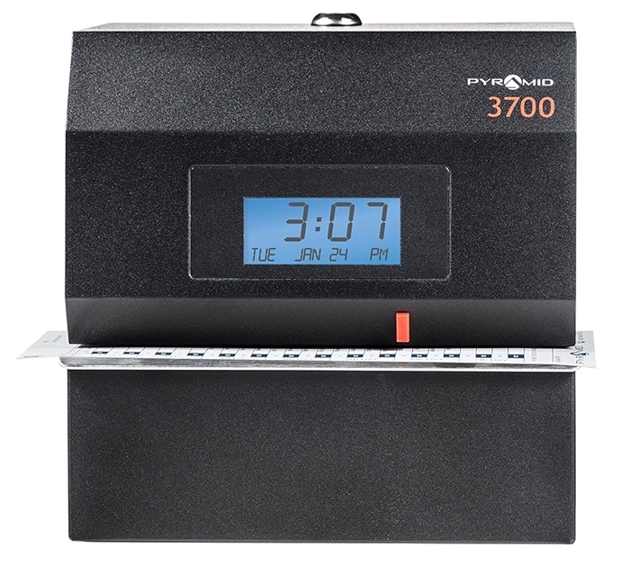 Pyramid 3700 Heavy-Duty Time Clock and Document Stamp