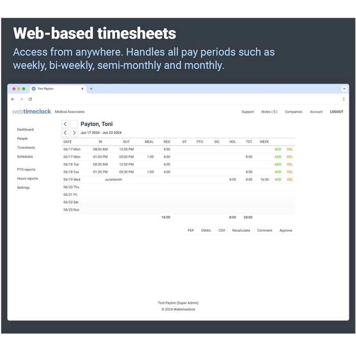 Timesheet